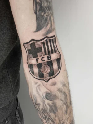 Escudo Barsa1 4 11Zon | Culpa Mía Tattoo - Estudio Tatuajes Madrid